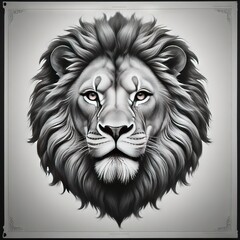 Obraz premium head of lion