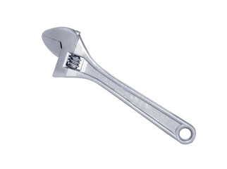 adjustable wrench isolated on white background