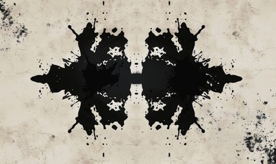 Obraz premium Rorschach inkblot design