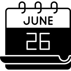 June 26 Icon