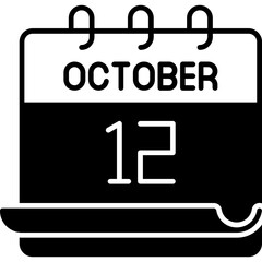 October 12 Icon