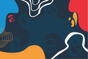 vector abstract background with various elements