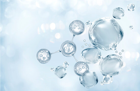 bubble and molecule