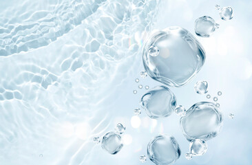 bubble and molecule