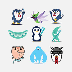 Variuos Characters logo and icons vol 3