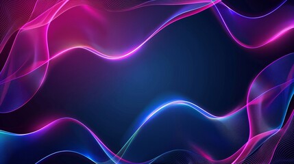 Vibrant Abstract Background for Social Media Profile Generative AI