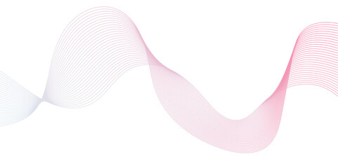 Abstract modern background futuristic energy sound waves technology concept background. pink vector carve wave line in vector business texture. Pattern line blend curve flow futuristic background.