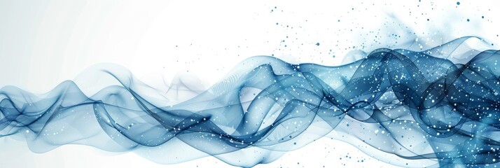 Abstract Graphic for Business Cover Page Header Generative AI