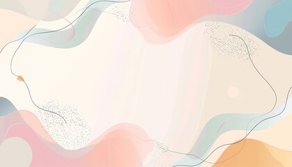 Abstract Pastel Background for Presentations Generative AI