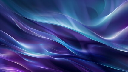 Stylish Abstract Wave Design for Presentation Backgrounds Generative AI