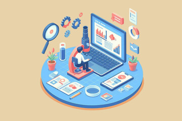 isometric design business research methods and online learning system development