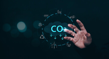 Reduce CO2 emissions and combat global warming and climate change. Using  eco-friendly technology...