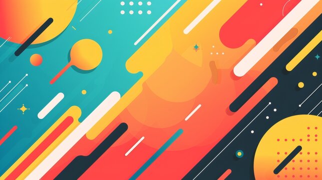 Stylish Abstract Background for Presentations Generative AI
