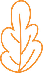 Hand Drawn Bushes , Leaves outline