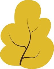 Bushes and Leaf Branches: Nature-Inspired Vector Illustration