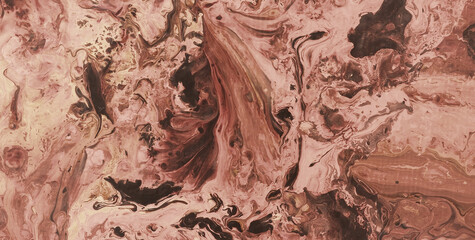 Ink Symphony: Embracing the Mystical Aura of Liquid Art in Oil