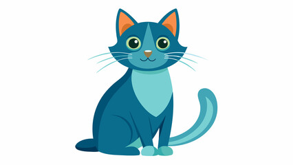 a cat sitting and svg file