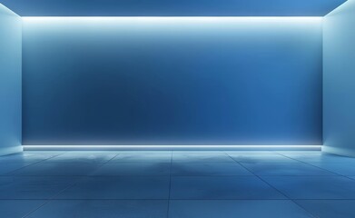 Light Blue Interior Background for Presentation Generative AI