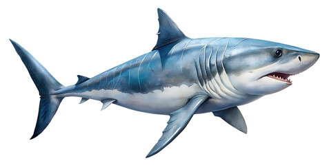 Fototapeta premium shark on transparent background