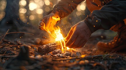 Utilizing a Toothbrush for Survival A Resourceful of Fire Starting and Foraging Skills in the Wilderness