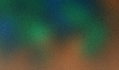 green blue orange , grainy noise grungy spray texture color gradient rough abstract retro vibe background shine bright light and glow , template empty space