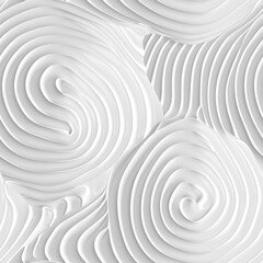 Obraz premium Close up shot of white swirls on a wall, suitable for backgrounds or textures
