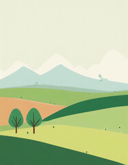 Obraz premium 백그라운드 플랫23