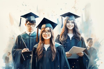 Obraz premium Education is the key to success.