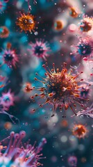 Biology Concept: Viral Infection Artwork