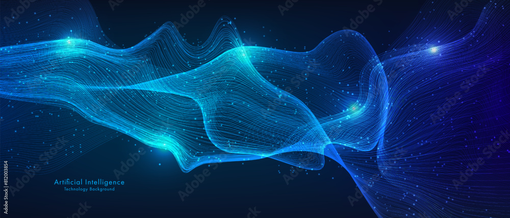 Poster hi-tech digital technology futuristic circuit digital. abstract futuristic design. ai, artificial in