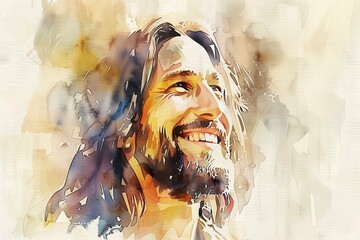 Jesus Portrait, Jesus Smiling