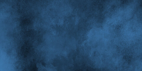 abstract blue watercolor painting textured on black grunge paper, Splash acrylic colorful blue grunge texture background, grunge blue background texture with grainy smoke effect.	
