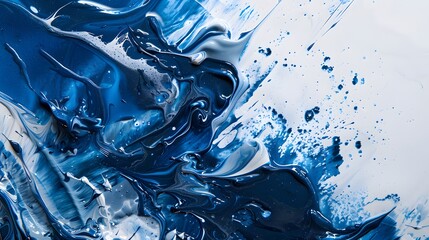 Sapphire Blue paste on a pristine white surface, evoking a sense of depth and tranquility.