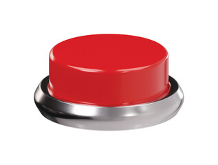 Button icon 3d render illustration