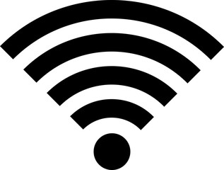 WiFi wireless internet signal flat icon symbol. Connect of network. Bar of satellites for mobile, radio, computer. Hotpot, strength electronic wave from antenna for communication.