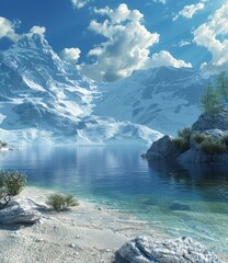 The Mountains and the Lake