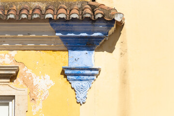 detalle arquitectónico de olhao en el algarve portugal