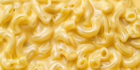 Close-up Creamy Mac and cheese texture background. 