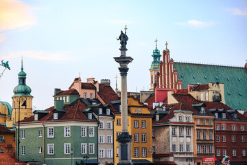 Sigismund's Column in Warsaw, Poland