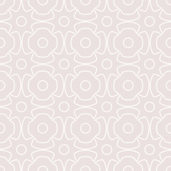 Trend seamless pattern of circles and arcs, geometric shapes in coffee color for coffee shop design. Decoration of lines on a brown background for textiles and wallpaper.