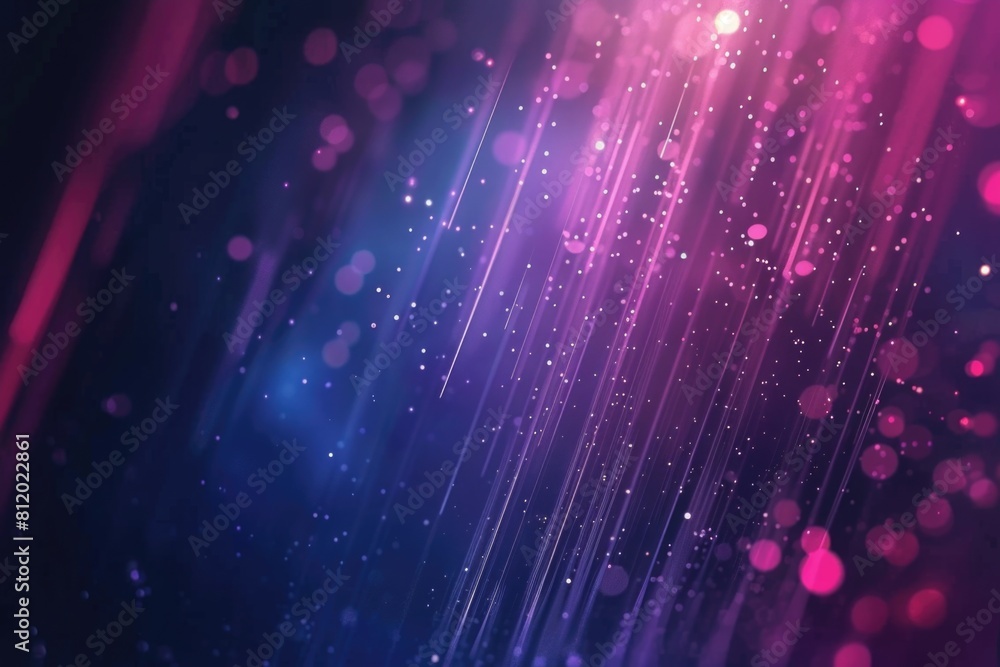 Poster A vibrant purple and blue background with glowing lights. Perfect for adding a pop of color to your design projects