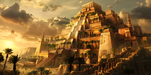 Sumerian Civilization, A building with a tower with temple on it