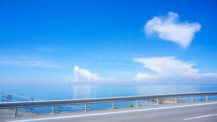 愛媛県伊予市の下灘駅周辺の海の絶景