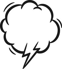 Callout Bubble Chat Shape