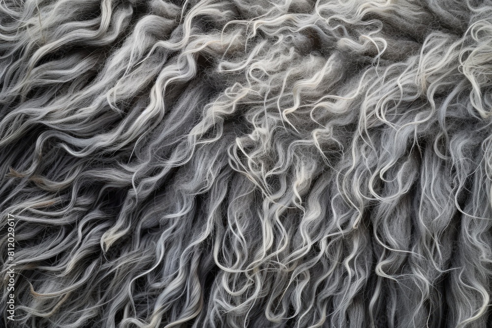 Poster close up of a sheep's wool, suitable for various projects