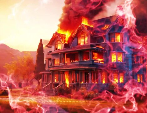 Calculating Energy Efficient House on fire