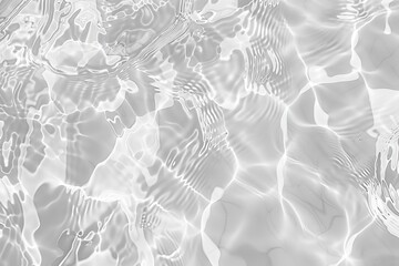 light water texture, transparent and clean water with ripples and waves, light gray background, high resolution, top view, seamless hd, in the style of light water texture, transparent and clean water