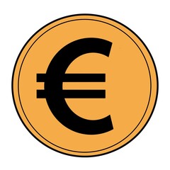 Obraz premium euro symbol Icons illustration