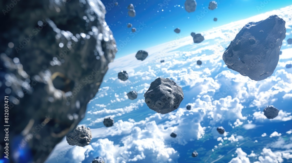 Poster asteroids are constantly floating around the world