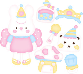 baby child toys princess rabbit